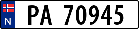 Truck License Plate